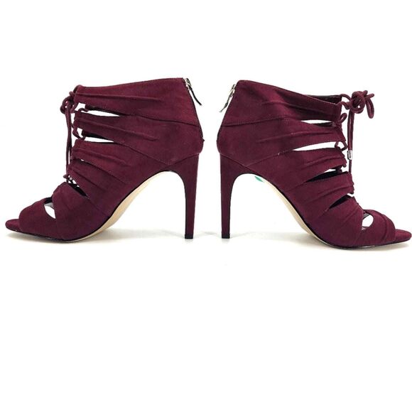 BCBGeneration Channa2 Lace Up Front Peep Toe Shooties Sandals Shoes Size 8 Women - Picture 3 of 11